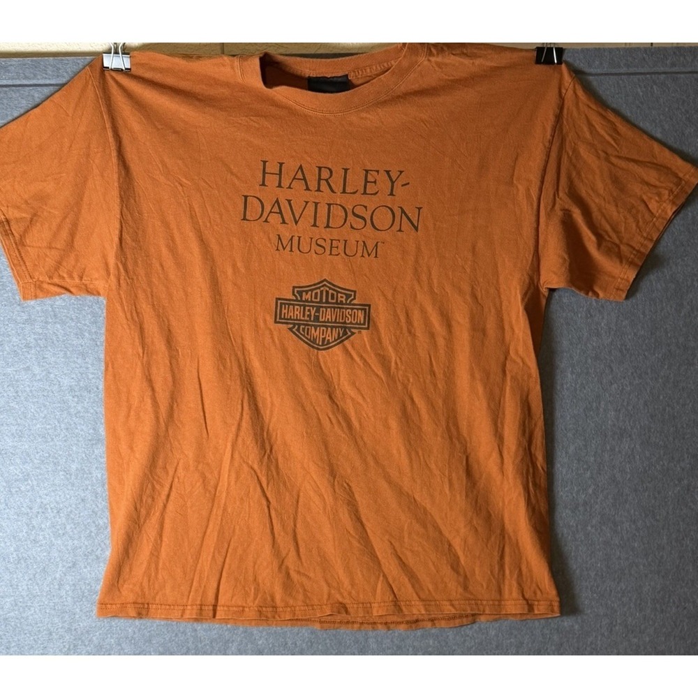 Bikercore Motorcycle Harley-Davidson Museum XL Front/Back Graphic T-Shirt S/S